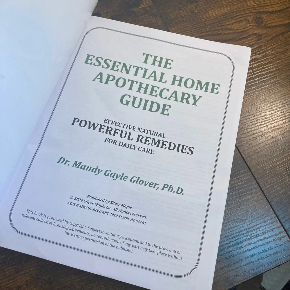 The Essential Home Apothecary Guide Mandy Gayle Glover Natural Remedies Book